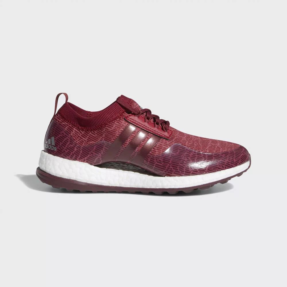 Adidas Pureboost XG Tenis De Golf Rojos Para Mujer (MX-18768)